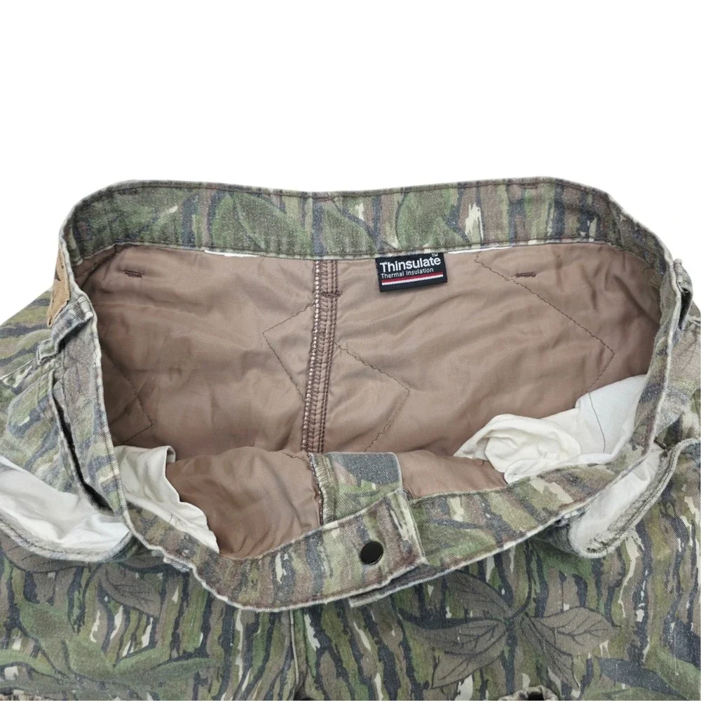 Duxbak Realtree Camo Hunting Pants Mens 35x31 Thinsulate Insulated Trousers